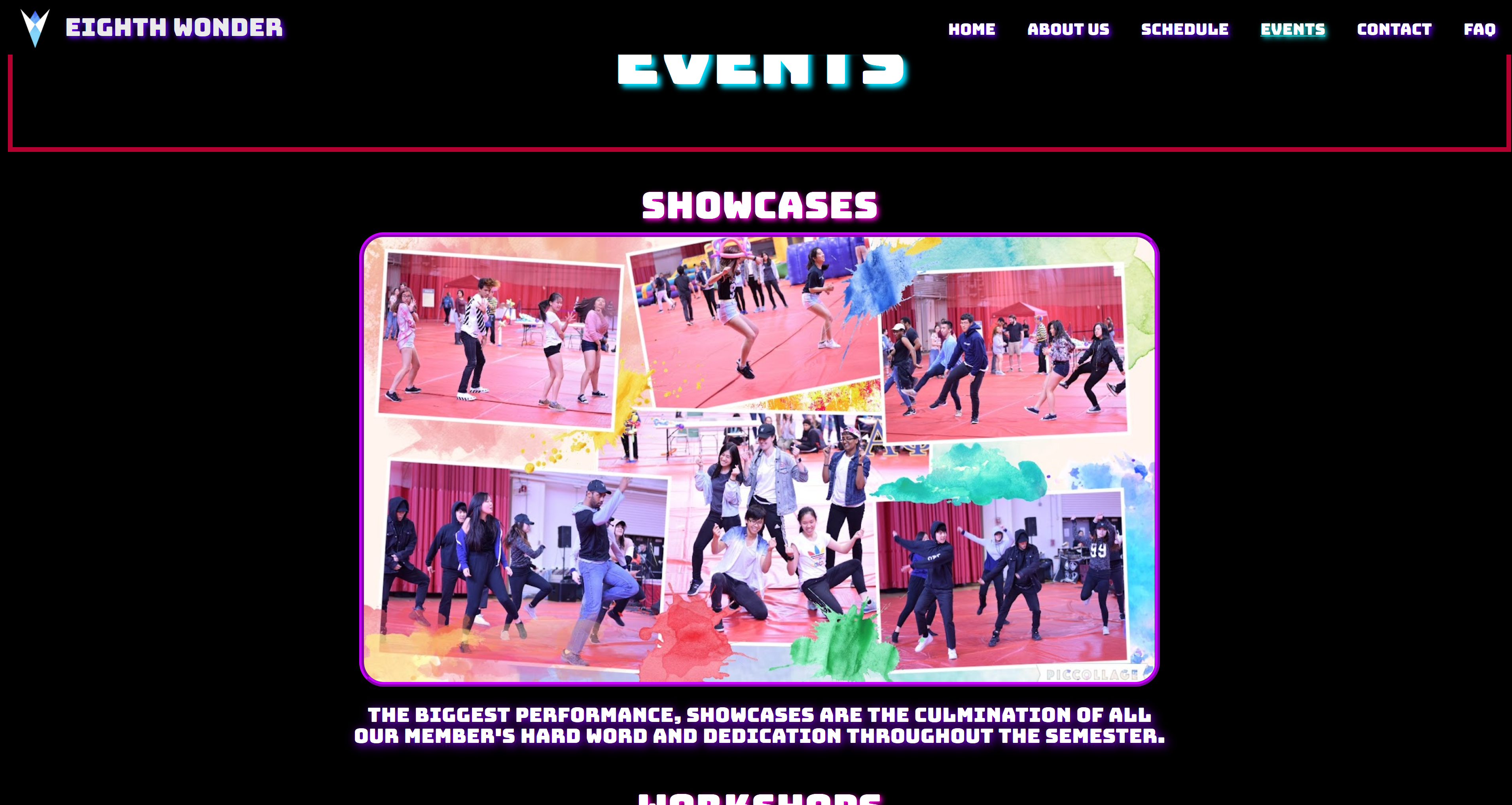 Events Page